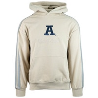 Utah state block A embroidered ty dyes ivory unisex hooded sweatshirt